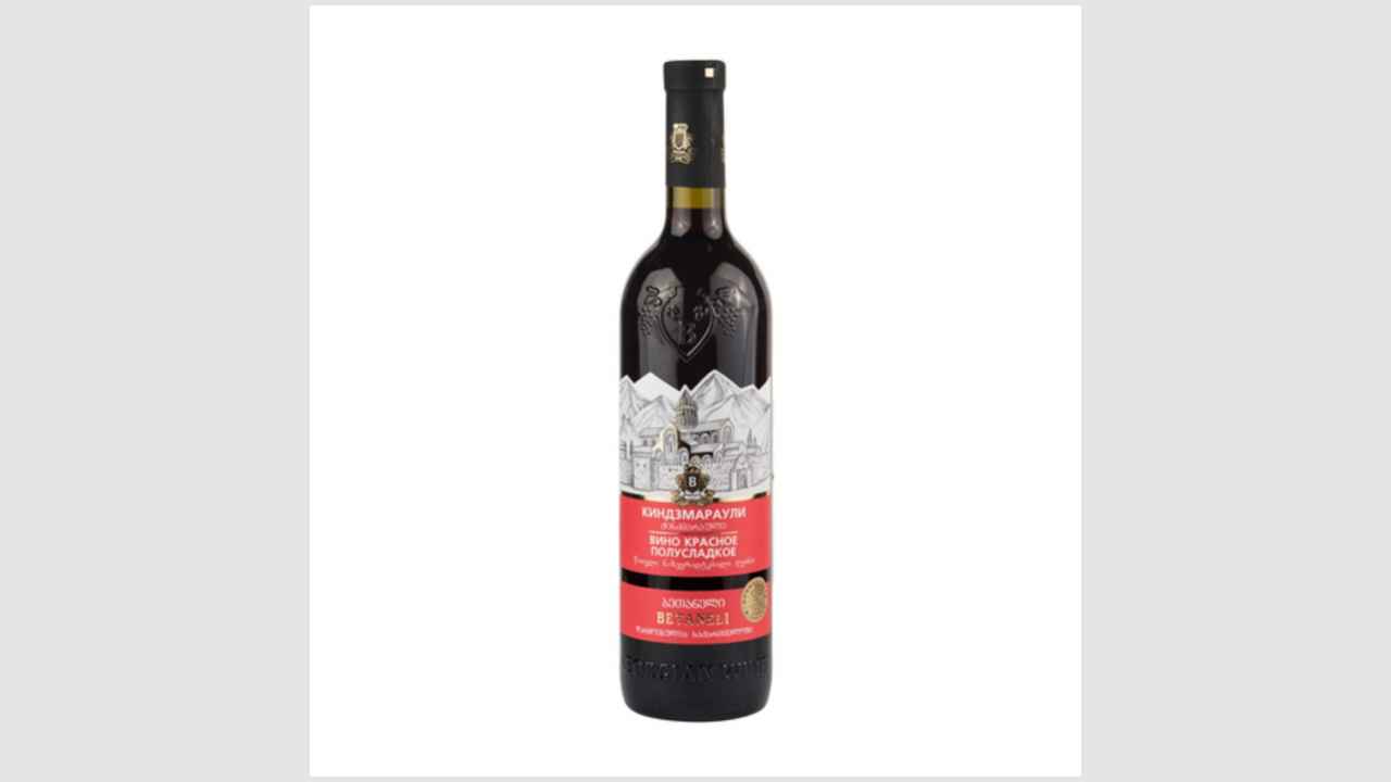 Киндзмараули Betaneli, вино защищенного наименования места происхождения региона Кахетия красное полусладкое 2018