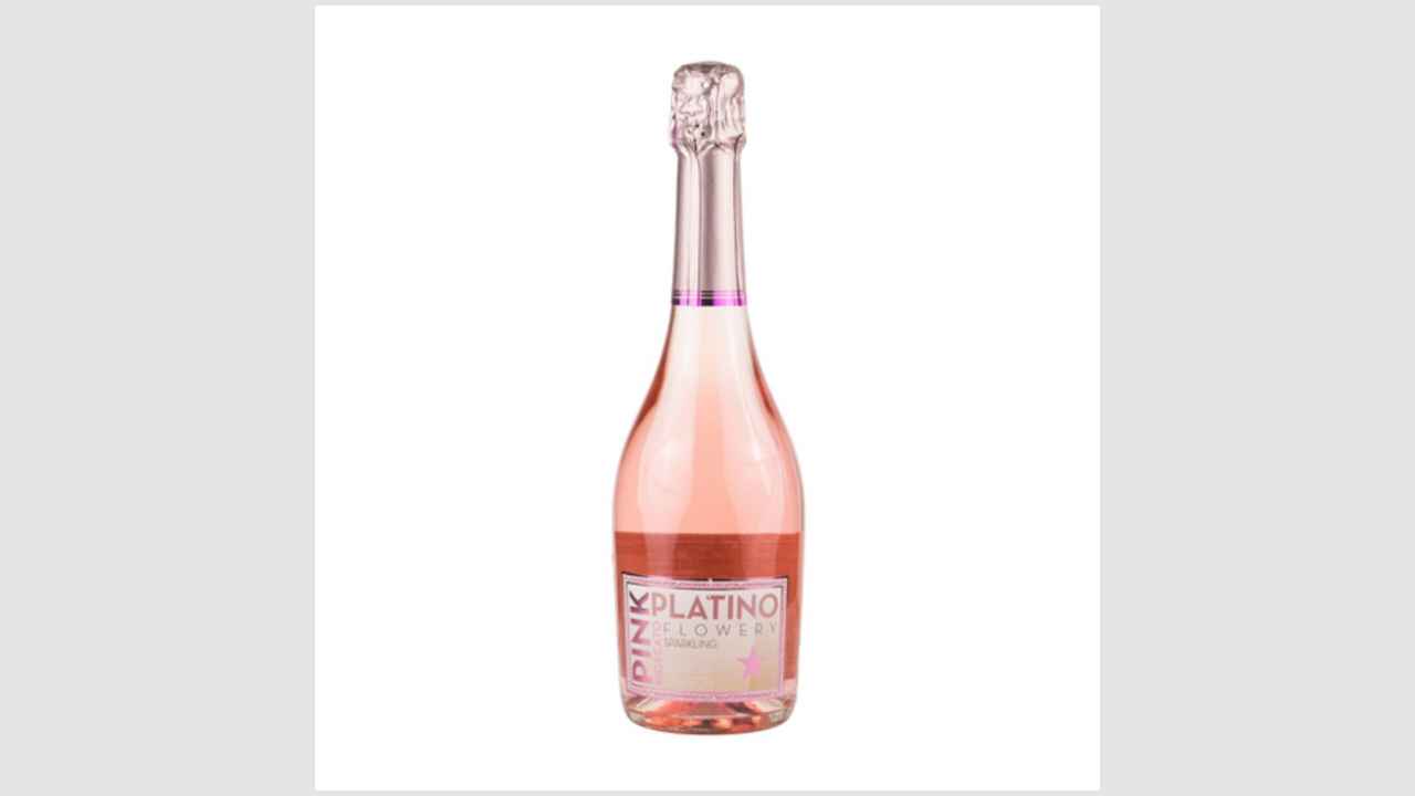 Platino Pink Moscato, вино игристое розовое сладкое 