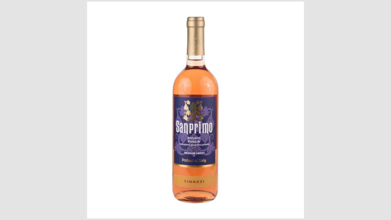 Sanprimo Rosato Puglia, вино защищенного географического указания региона Пулия полусладкое розовое категории I.G.P 2019