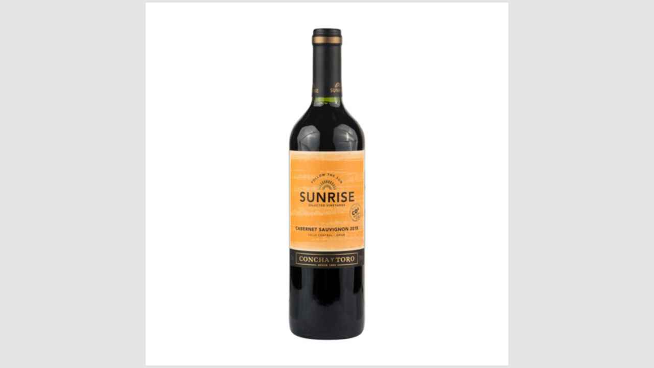 Sunrise Cabernet Sauvignon, вино защищенного географического указания полусухое красное, регион Долина Сентраль 2018