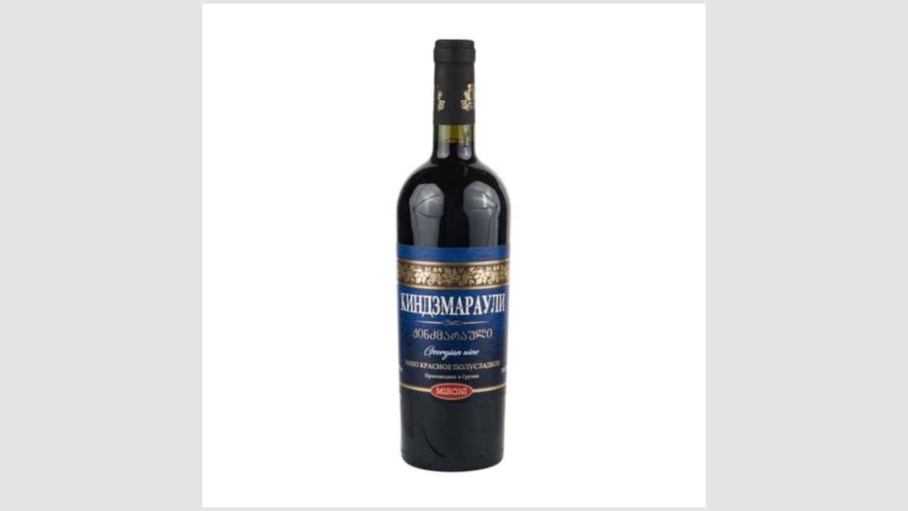 Киндзмараули, вино красное полусладкое защищенного наименования места происхождения региона Кахетия 
