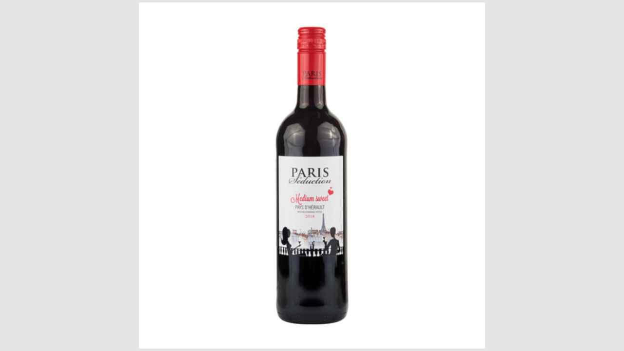Paris Seduction, вино защищенного географического указания полусладкое красное, регион Лангедок-Руссильон  2018