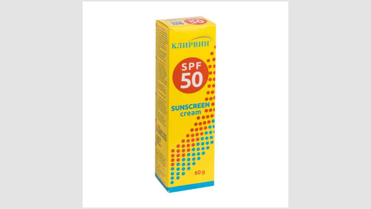 SPF 50 Крем солнцезащитный для тела «Клирвин»