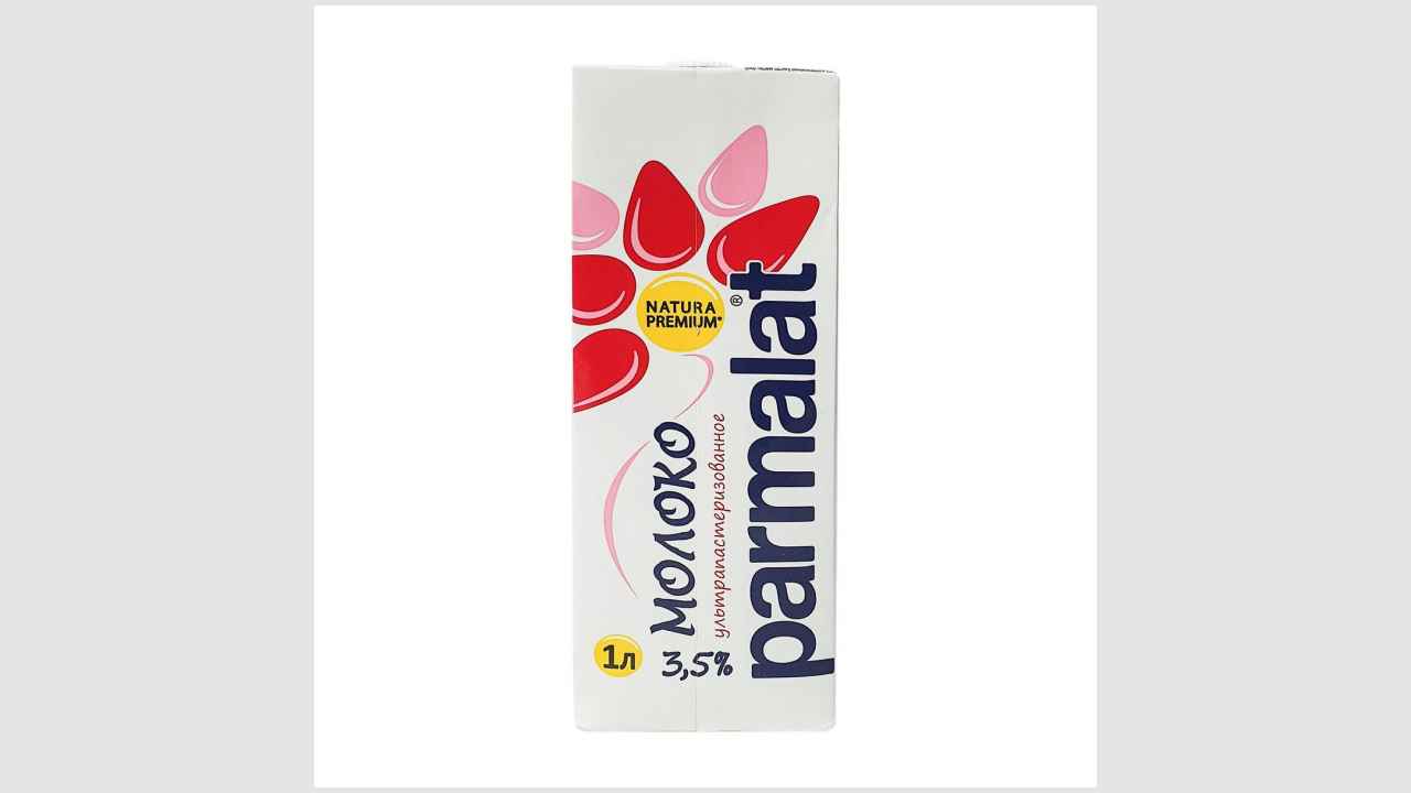 Молоко питьевое ультрапастеризованное, массовая доля жира 3,5% Parmalat