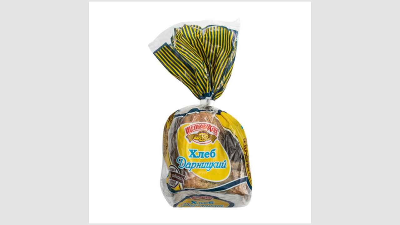 Хлеб «Дарницкий» формовой, в упаковке (нарезанная часть изделия) «ЩелковоХлеб»