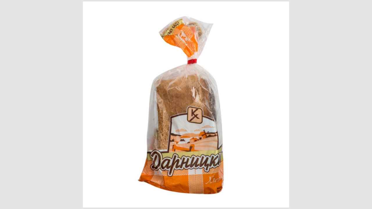 Изделия хлебобулочные из смеси ржаной и пшеничной муки, хлеб «Дарницкий» в упаковке, «Клинский хлебокомбинат»