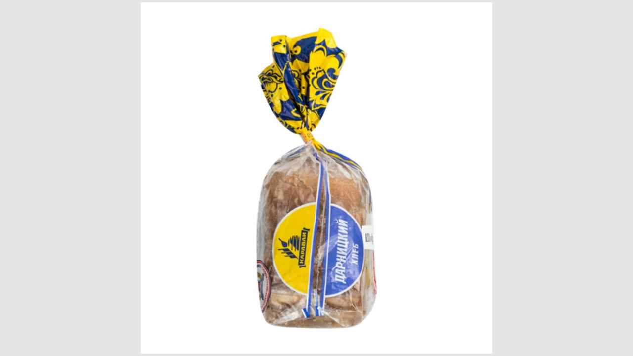 Хлеб «Дарницкий» формовой, в упаковке (нарезанная часть изделия), «Каравай»
