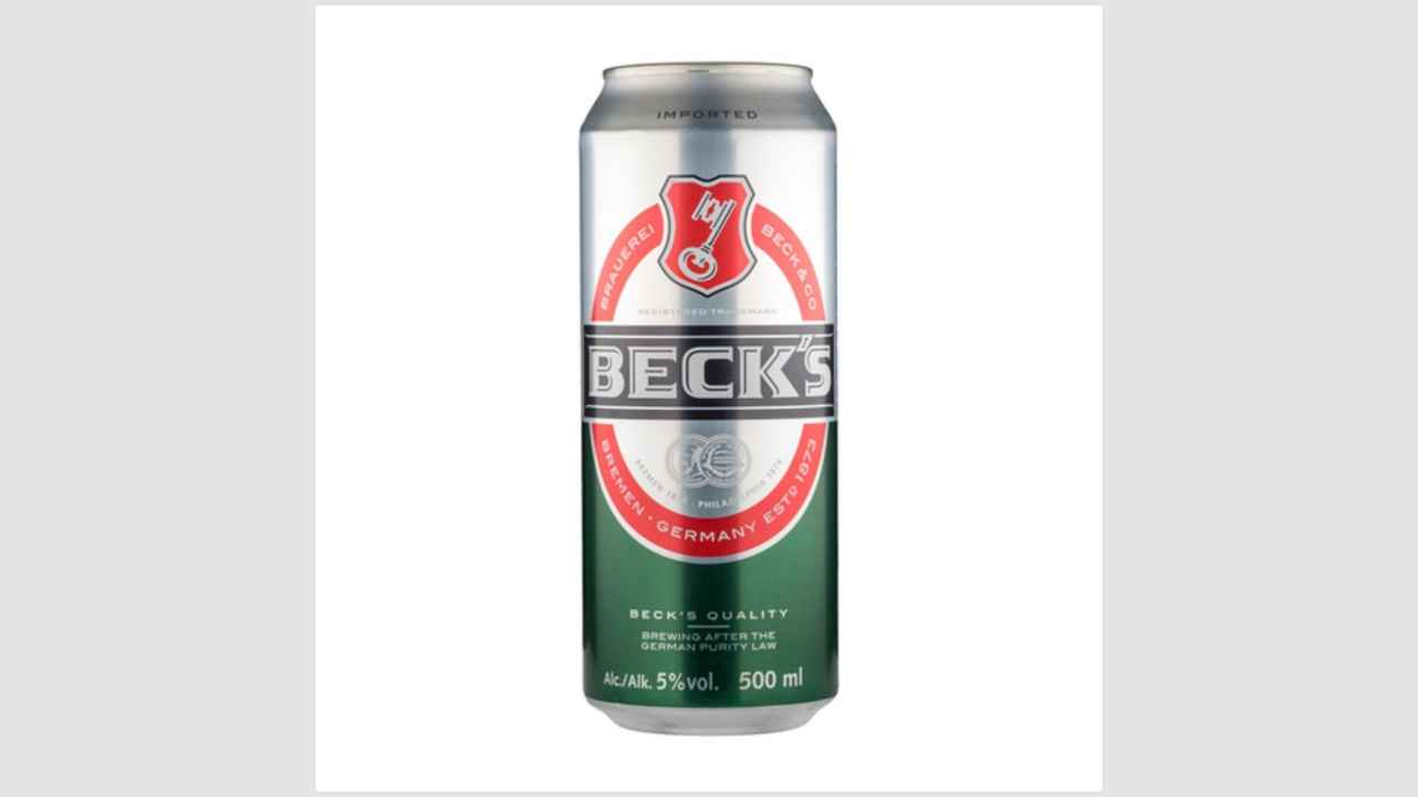 Пиво Beck's, светлое, пастеризованное