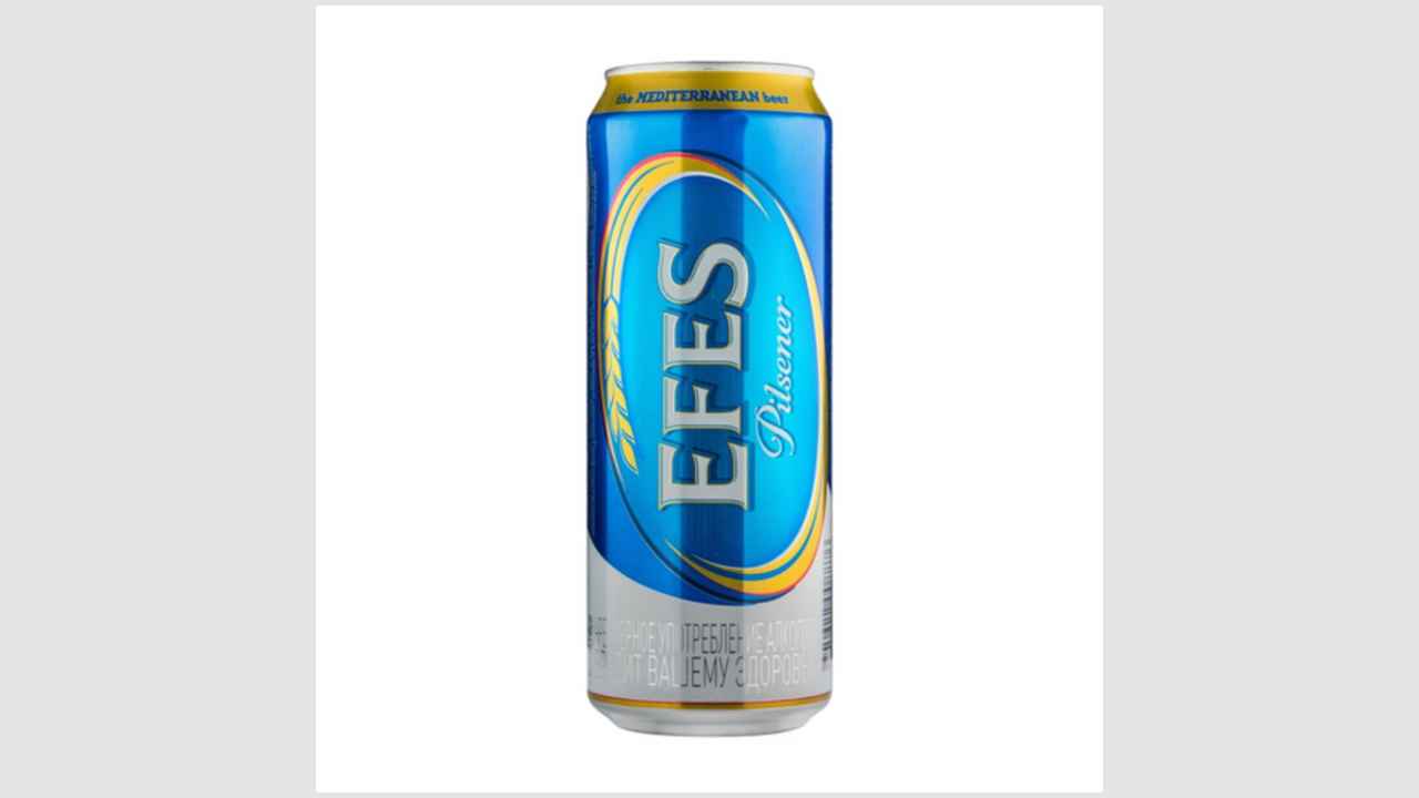 Пиво Efes «Пилсенер», светлое, пастеризованное