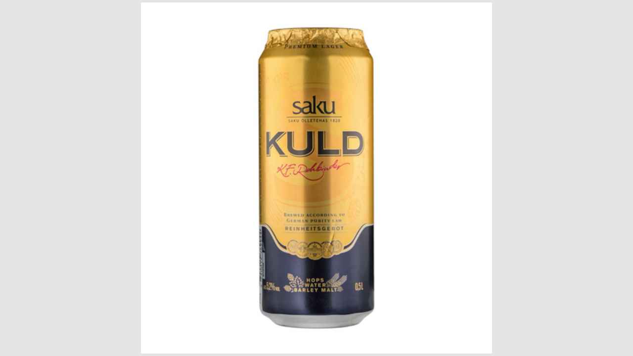 Пиво Saku Kuld, светлое, пастеризованное, фильтрованное 