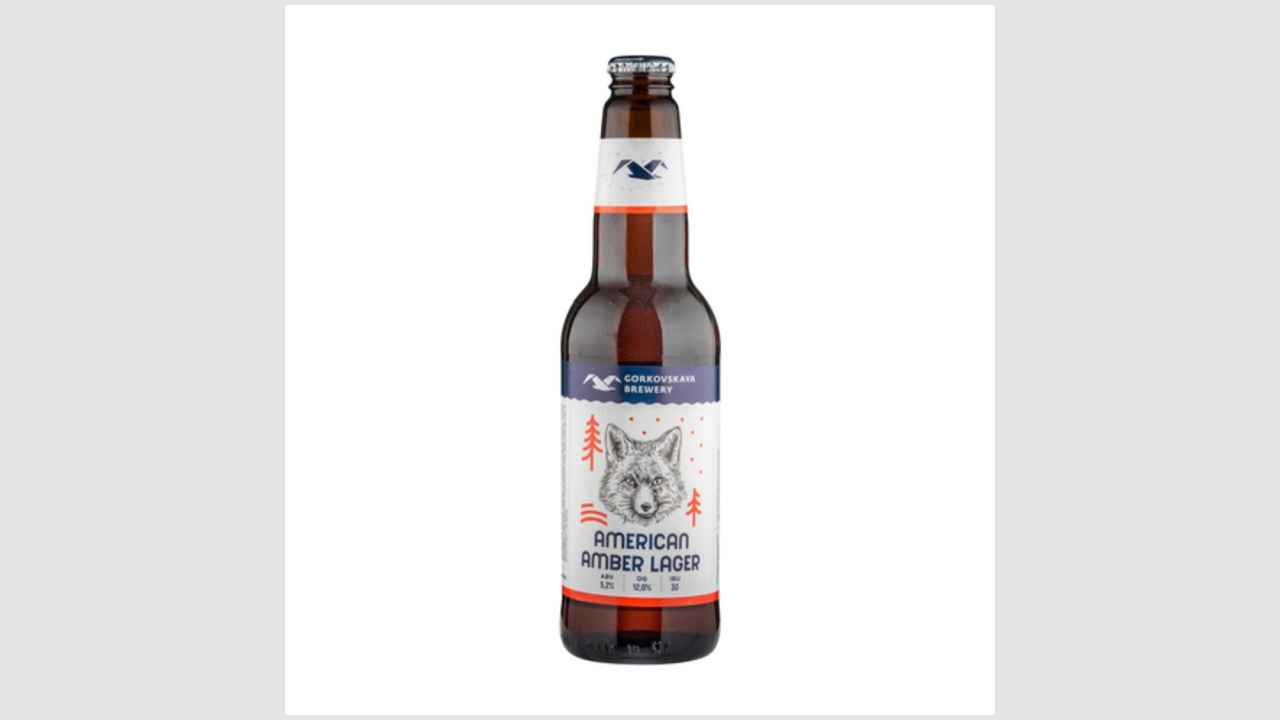 Пиво светлое «Горьковская пивоварня» American Amber Lager