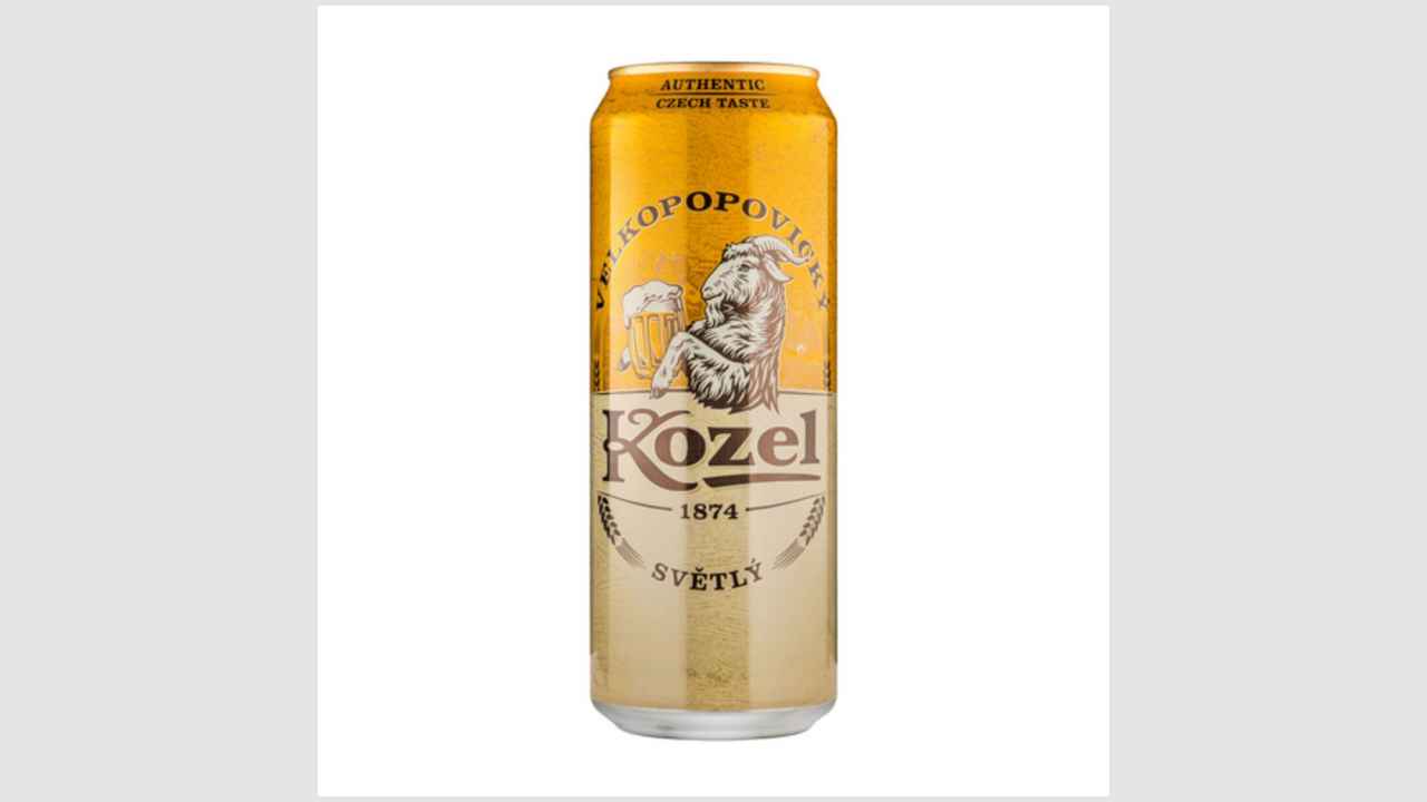 Пиво Velkopopovicky Kozel светлое, пастеризованное