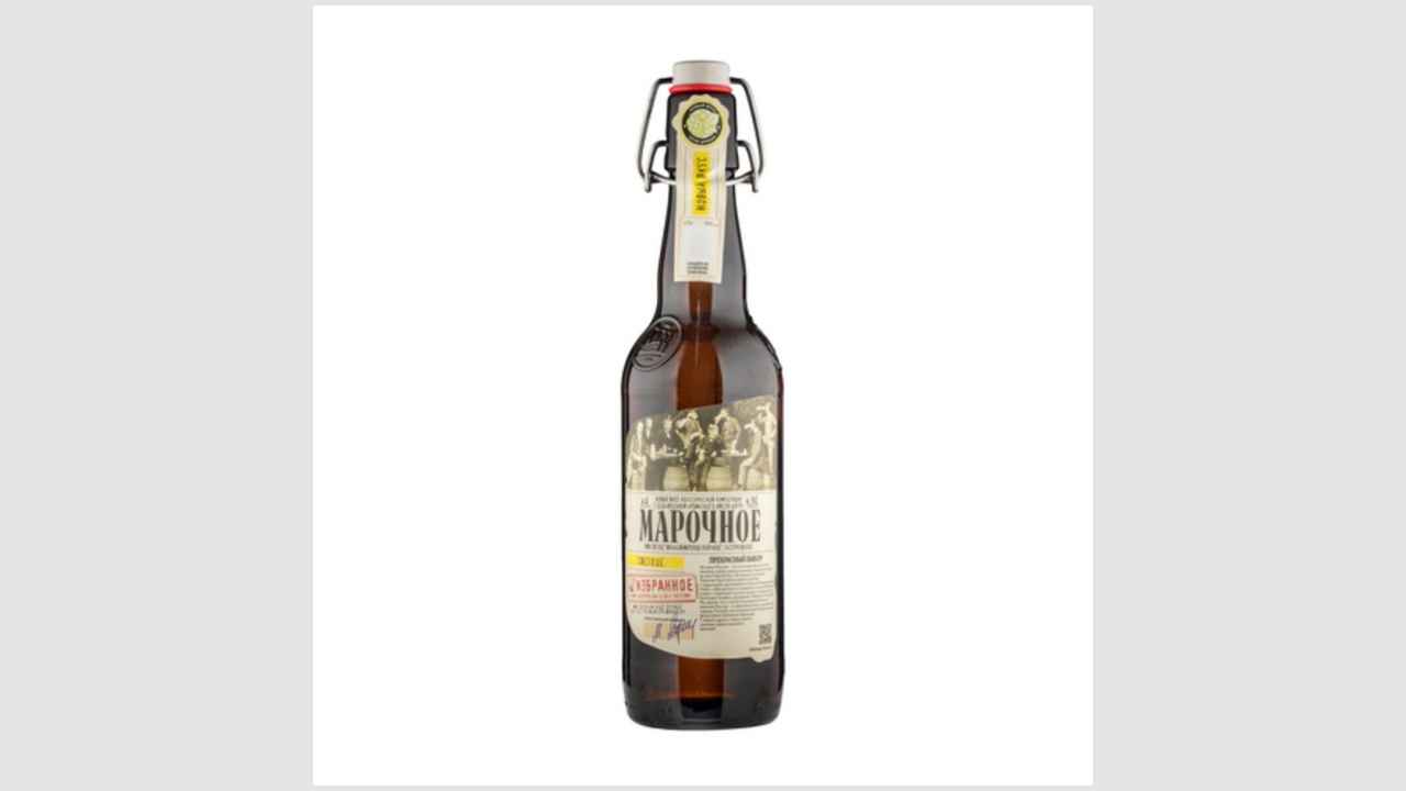 Пиво светлое «Афанасий марочное» «Избранное», пастеризованное