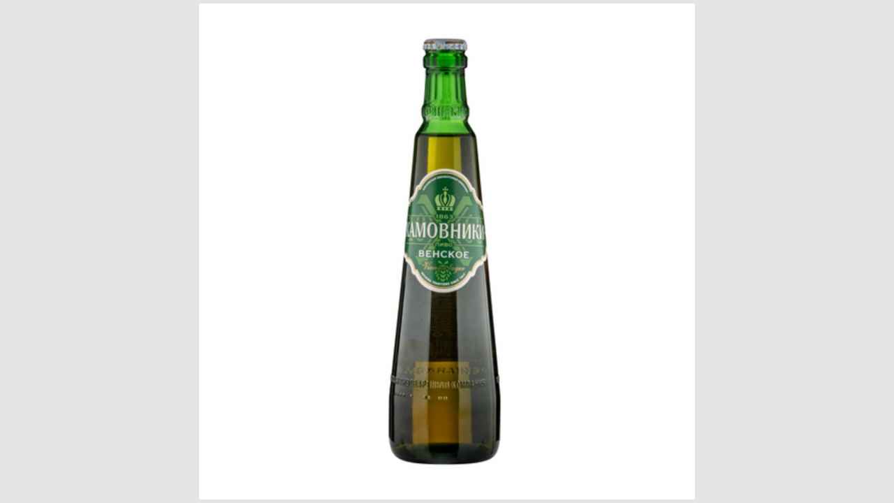 Пиво светлое, пастеризованное, фильтрованное «Хамовники Венское»