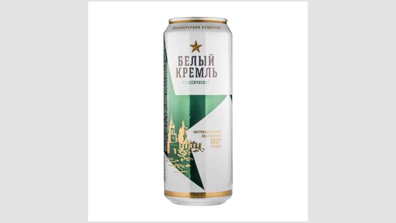 Пиво светлое, фильтрованное, пастеризованное «Белый кремль» «Классическое»