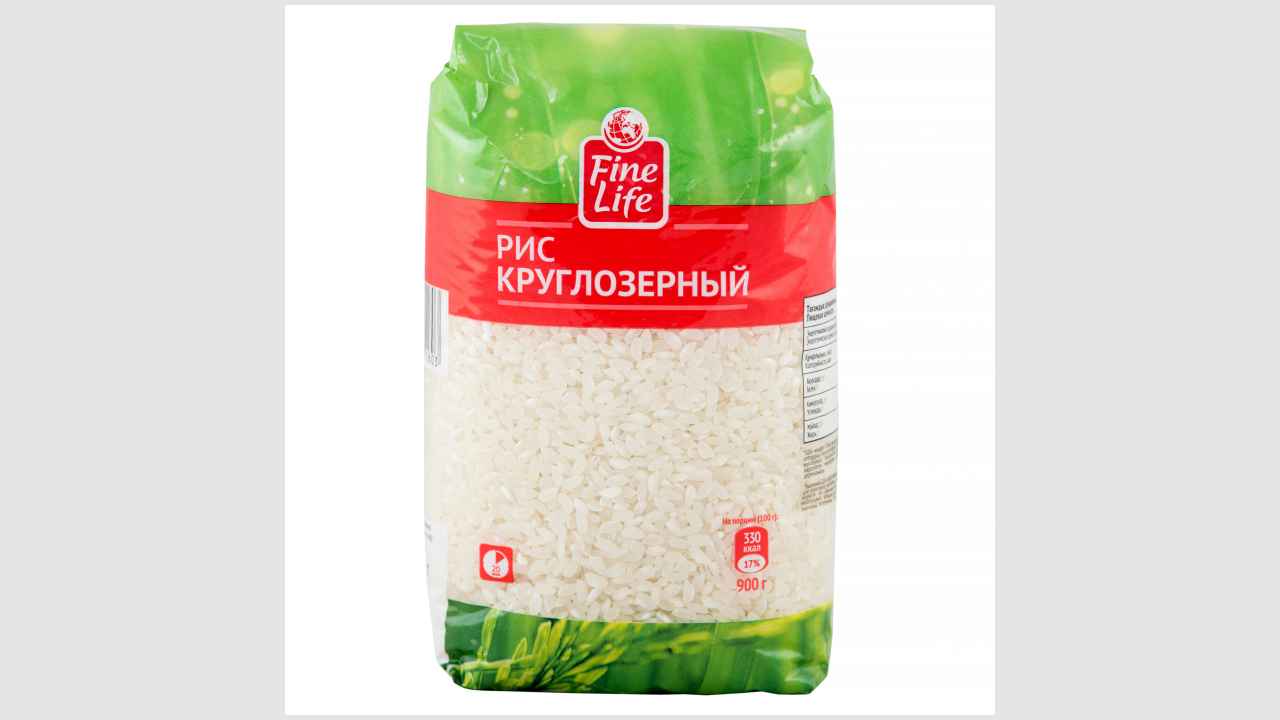 Fine Life Крупа рисовая. рис шлифованный. первый сорт