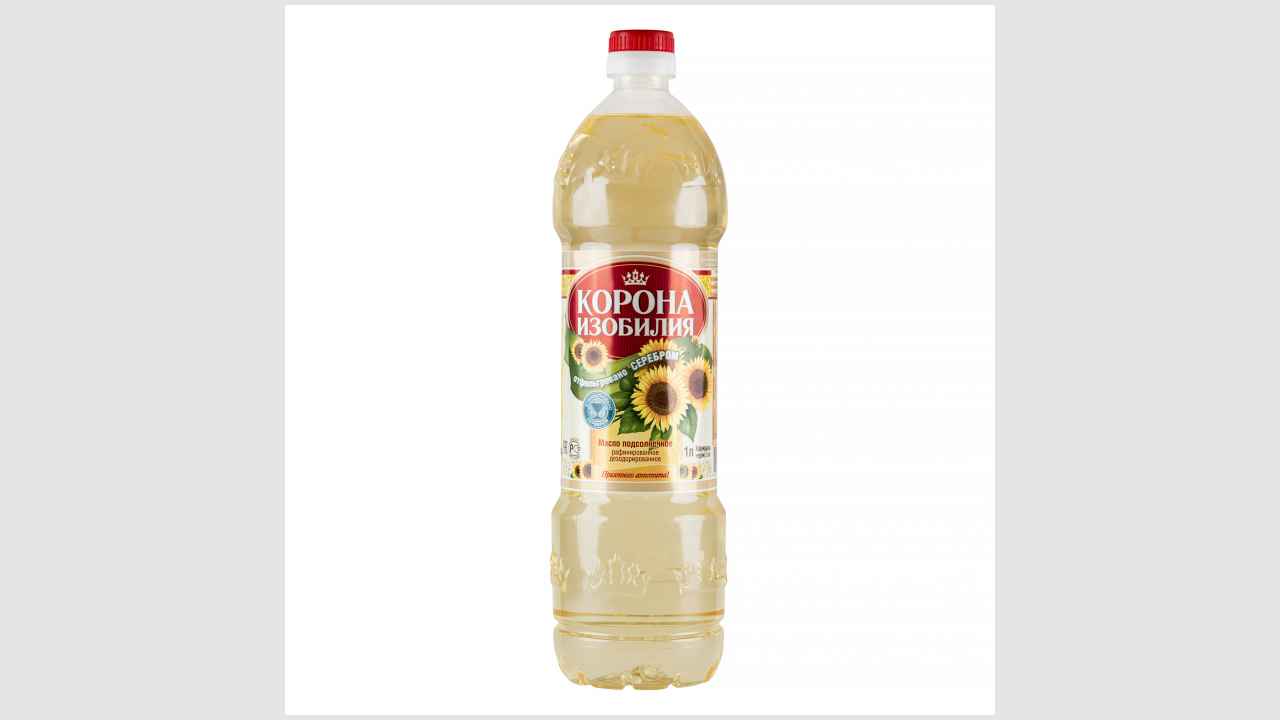 Масло подсолнечное рафинированное дезодорированное
