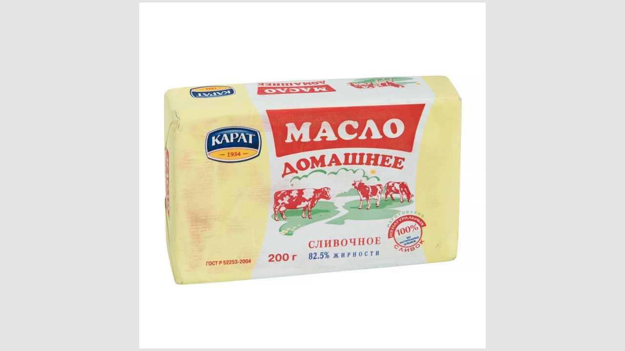 Масло сливочное домашнее