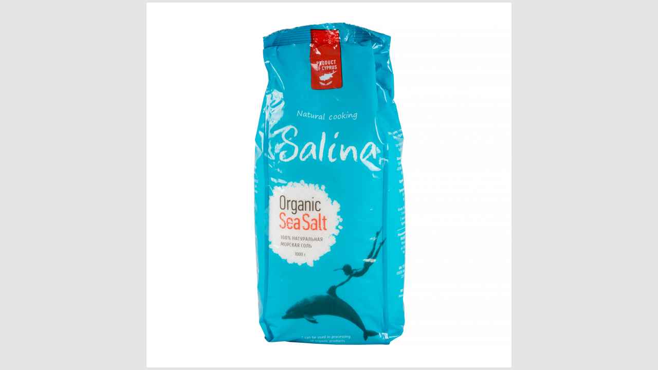 100% натуральная морская соль «Salina Organic Sea Salt»