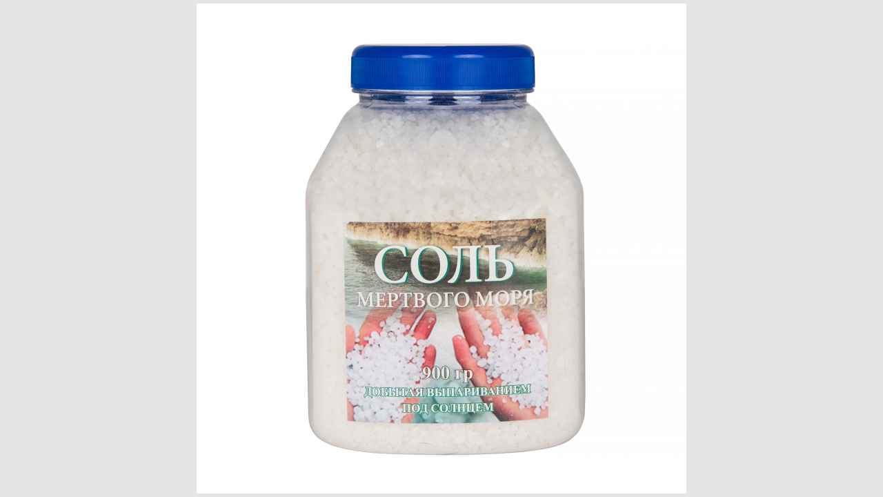 Соль морская пищевая крупная, самосадочная «Соль Мертвого моря»