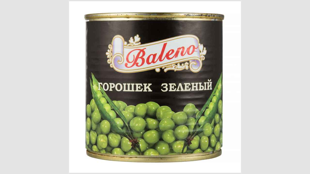 Baleno Консервы. Горошек зеленый салатный