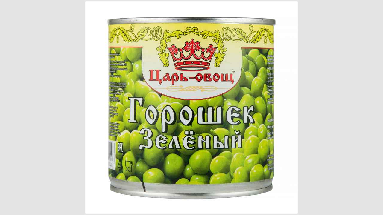 «Царь-овощ» Консервы натуральные стерилизованные. Зеленый горошек
