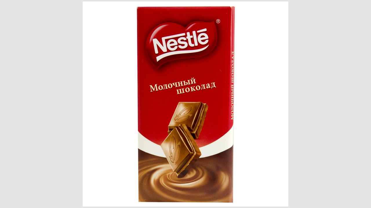 Nestle шоколад молочный