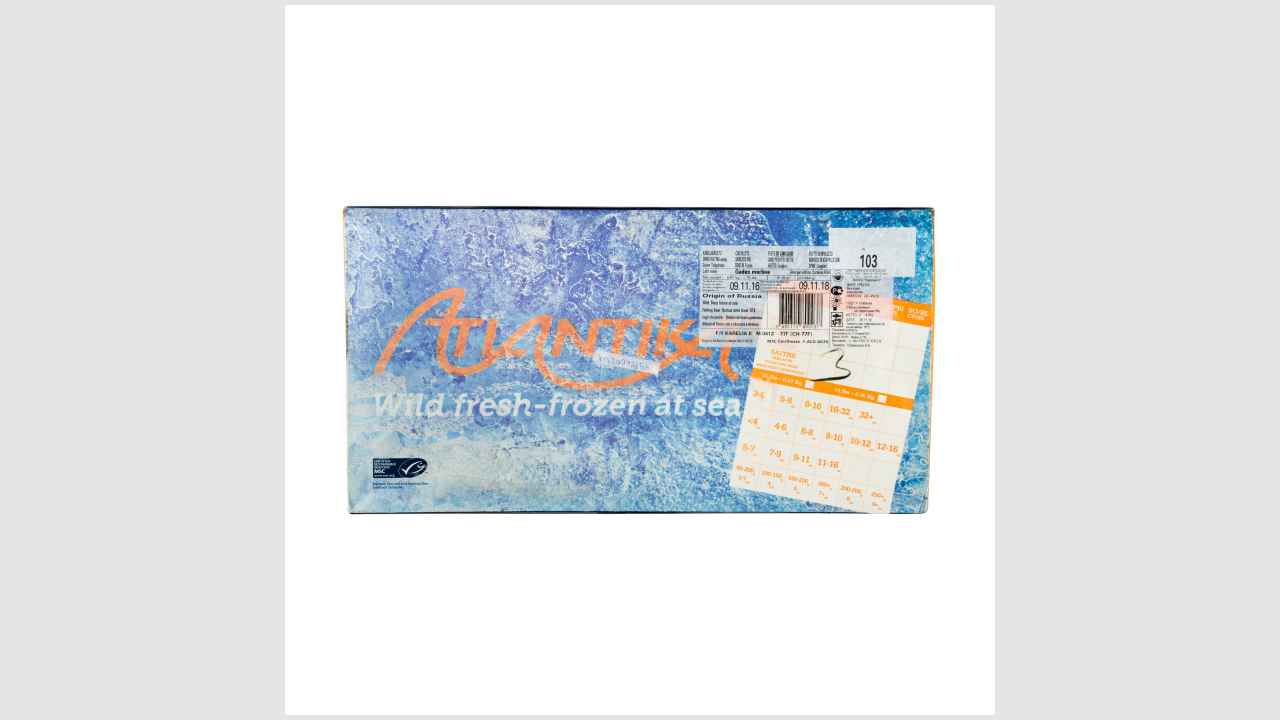 Филе трески без кожи мороженое Atlantika