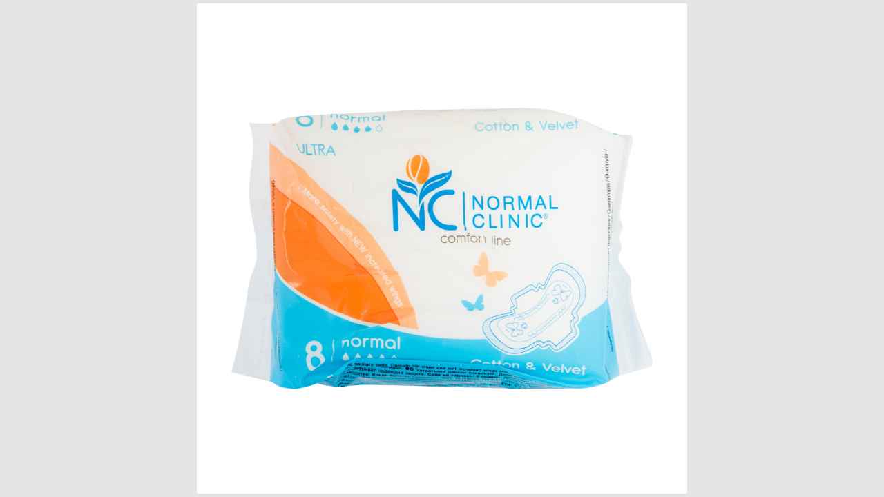 Ультратонкие гигиенические прокладки для критических дней Normal Clinic