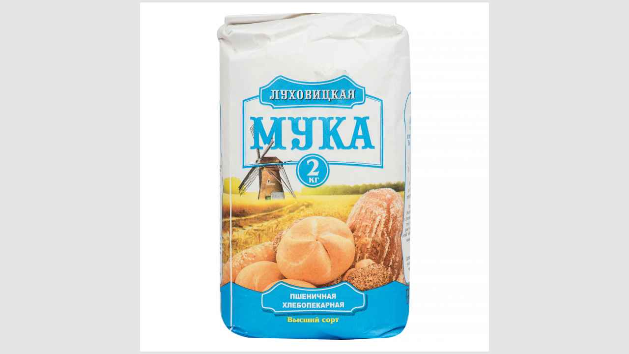 Мука пшеничная хлебопекарная «Луховицкая» сорт Высший