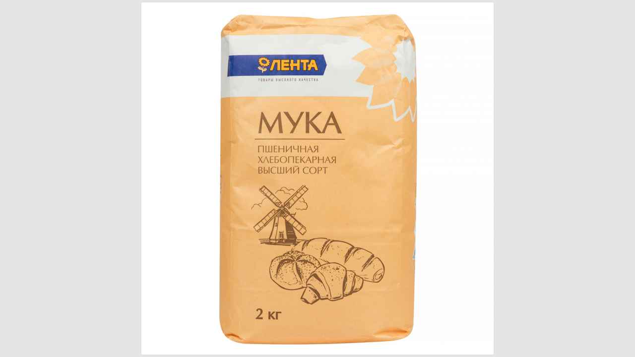 Мука пшеничная хлебопекарная  "ЛЕНТА" высший сорт