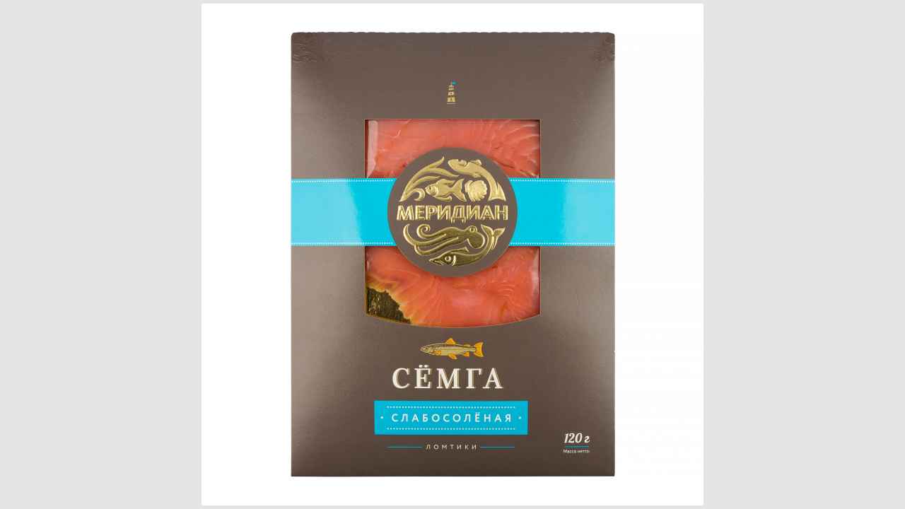 Семга ломтики слабосоленая