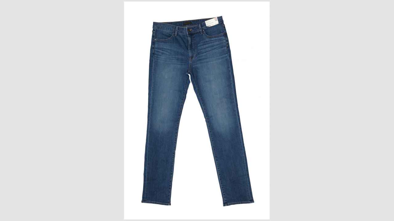 Женские джинсы (моделирующие, с высокой талией) Uniqlo