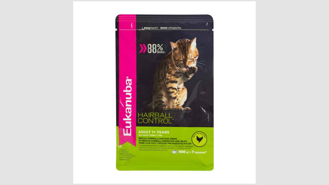 Корм сухой полнорационный EUKANUBA для взрослых кошек и для кошек