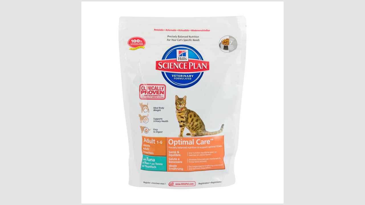 Science Plan FELINE ADULY OPTIMAL CARE («ОПТИМАЛЬНЫЙ УХОД») с тунцом