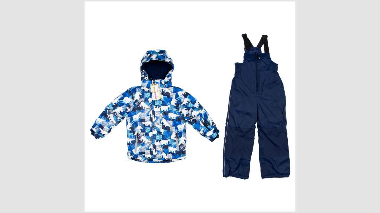 Комплект текстильный для мальчиков Sweet Berry: куртка и полукомбинизон