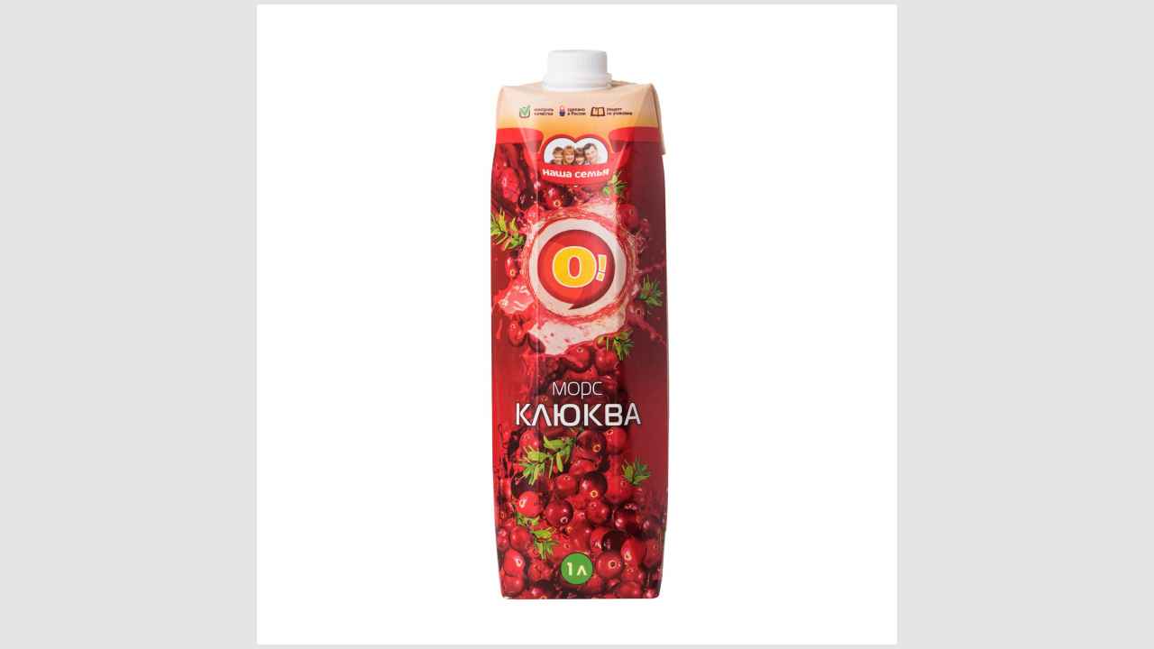 Морс клюквенный «О!»