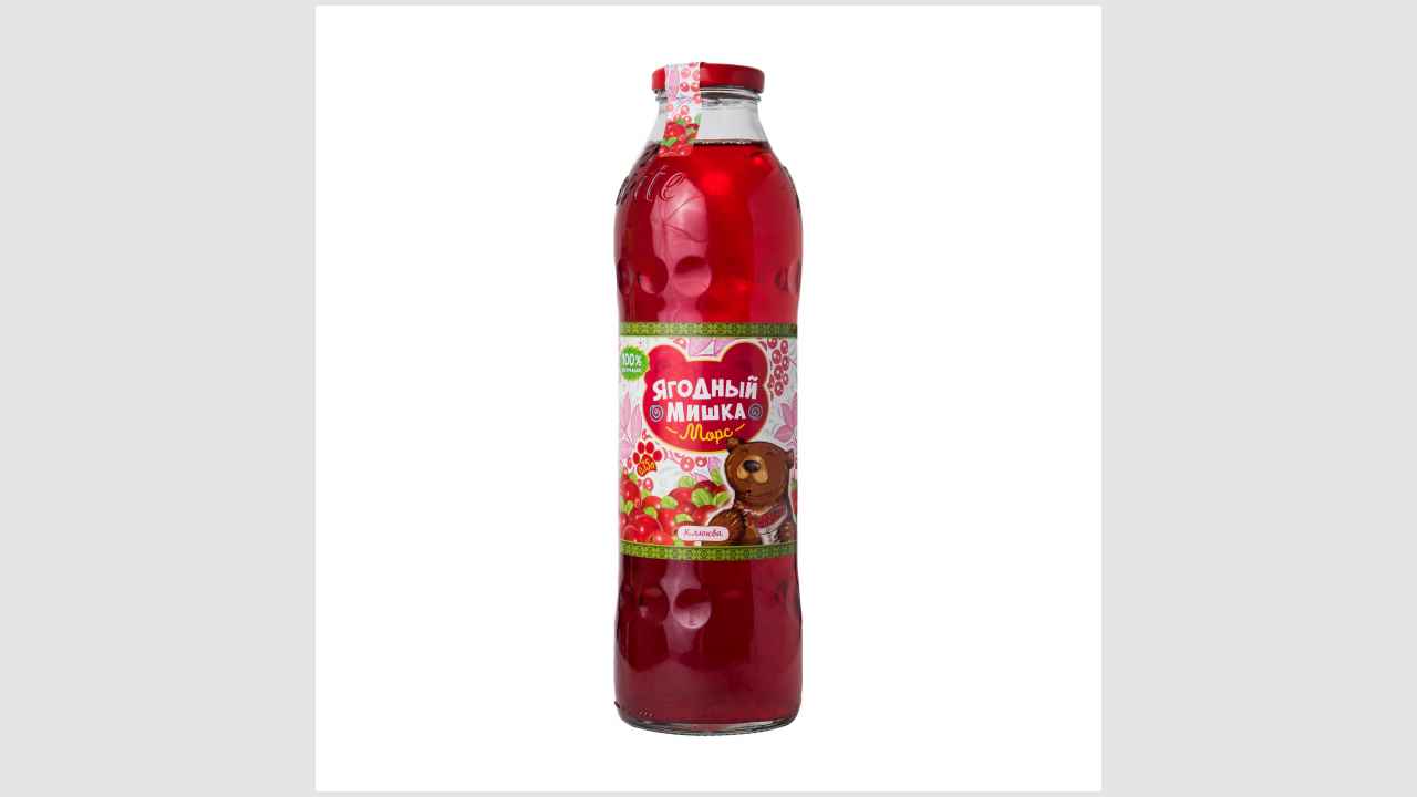 Морс клюквенный «Ягодный мишка»