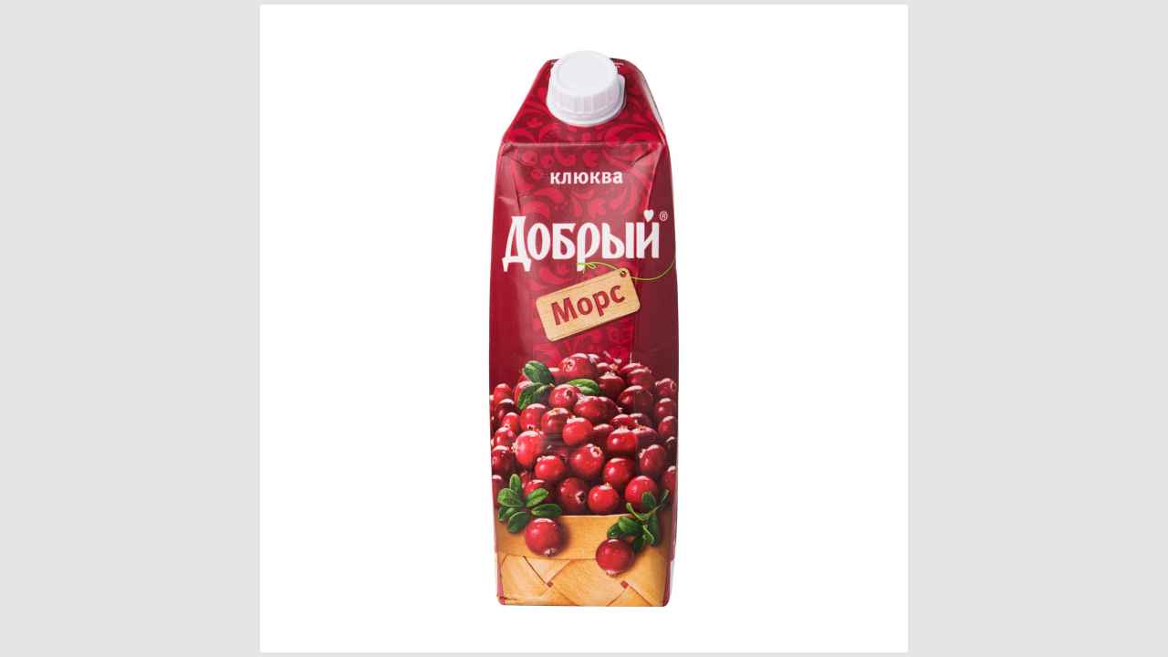 Морс «Добрый» из винограда и клюквы «Клюква»