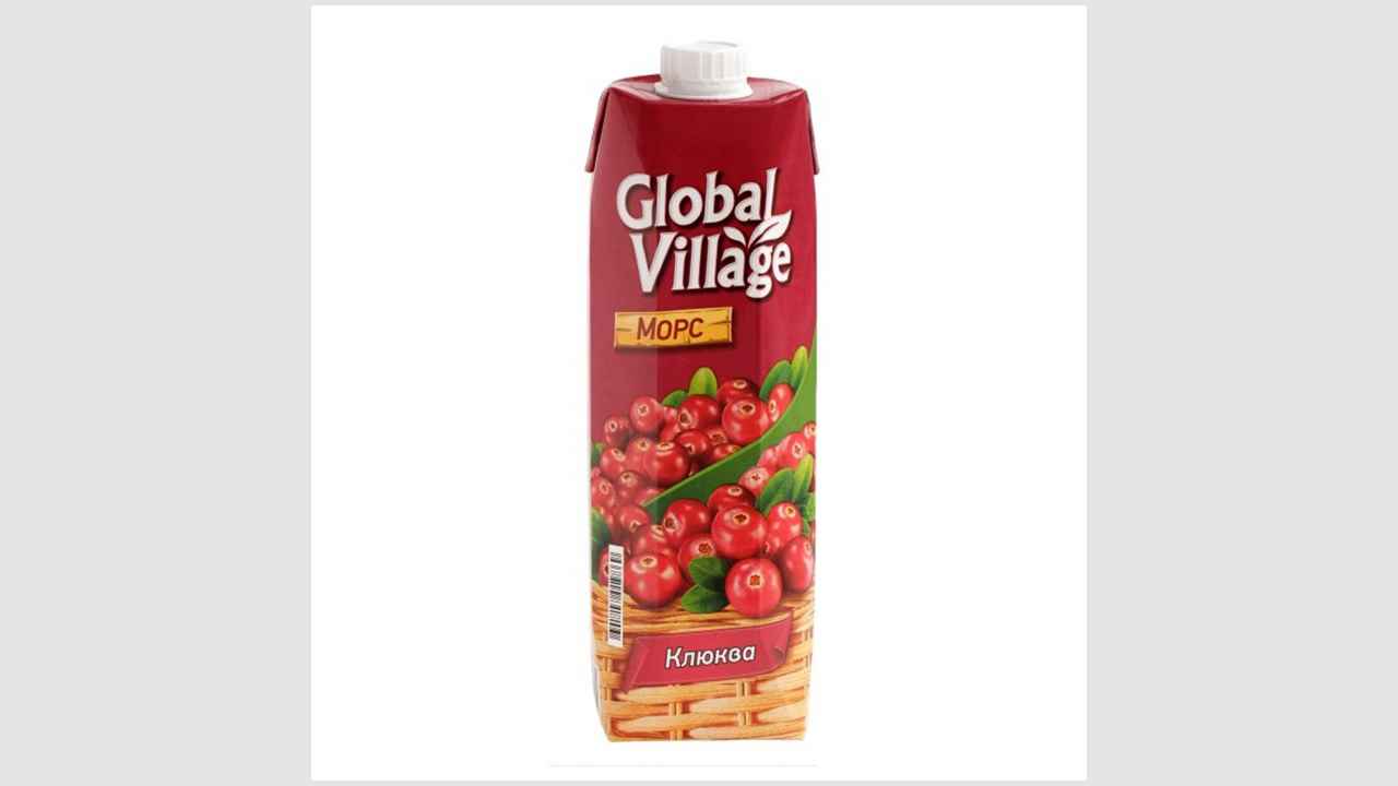 Клюквенный морс Global Village