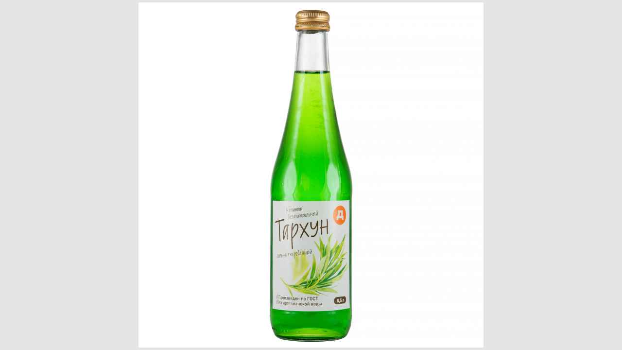 Напиток безалкогольный сильногазированный «Тархун» . Пастеризованный