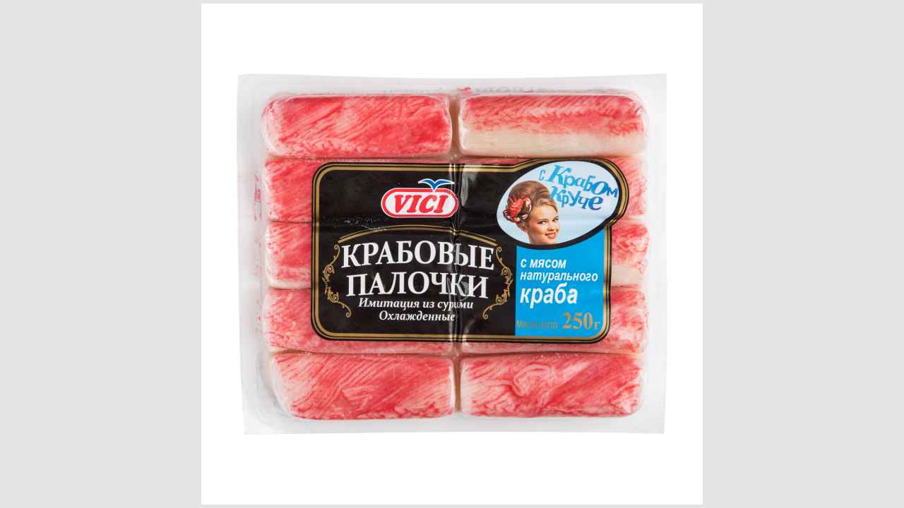 Крабовые палочки охлажденные Vici  «С мясом натурального краба»