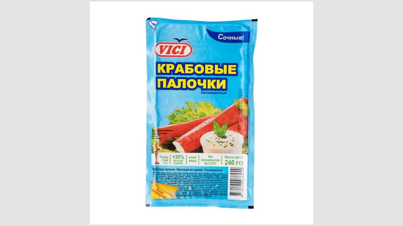 Крабовые палочки охлажденные Vici «Сочные»