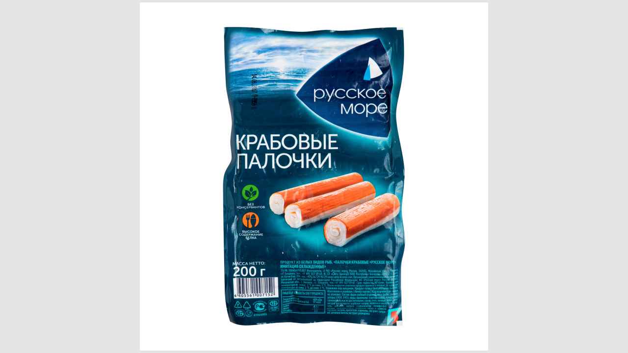 Крабовые палочки охлажденные «Русское море»