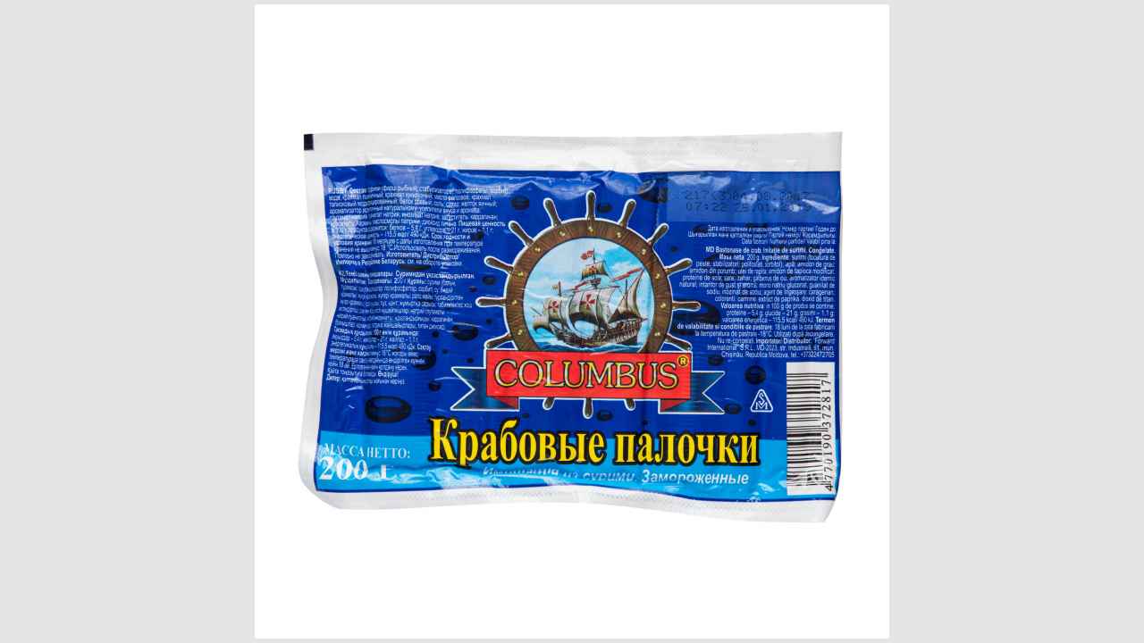 Крабовые палочки замороженные Columbus