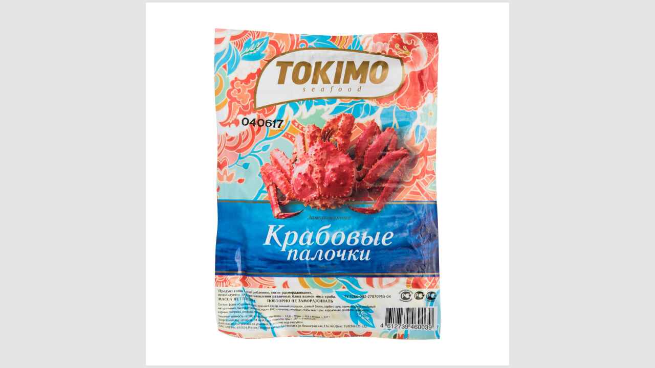 Крабовые палочки замороженные Tokimo