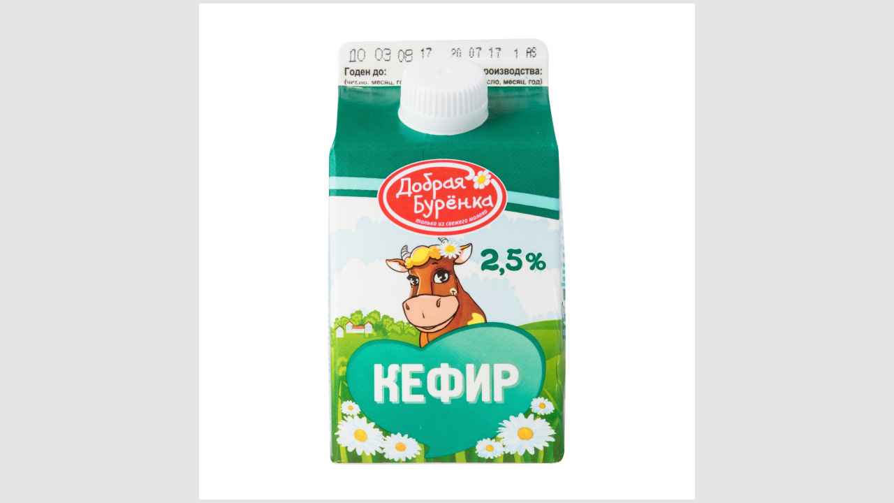 Кефир с массовой долей жира 2,5% «Добрая Буренка»