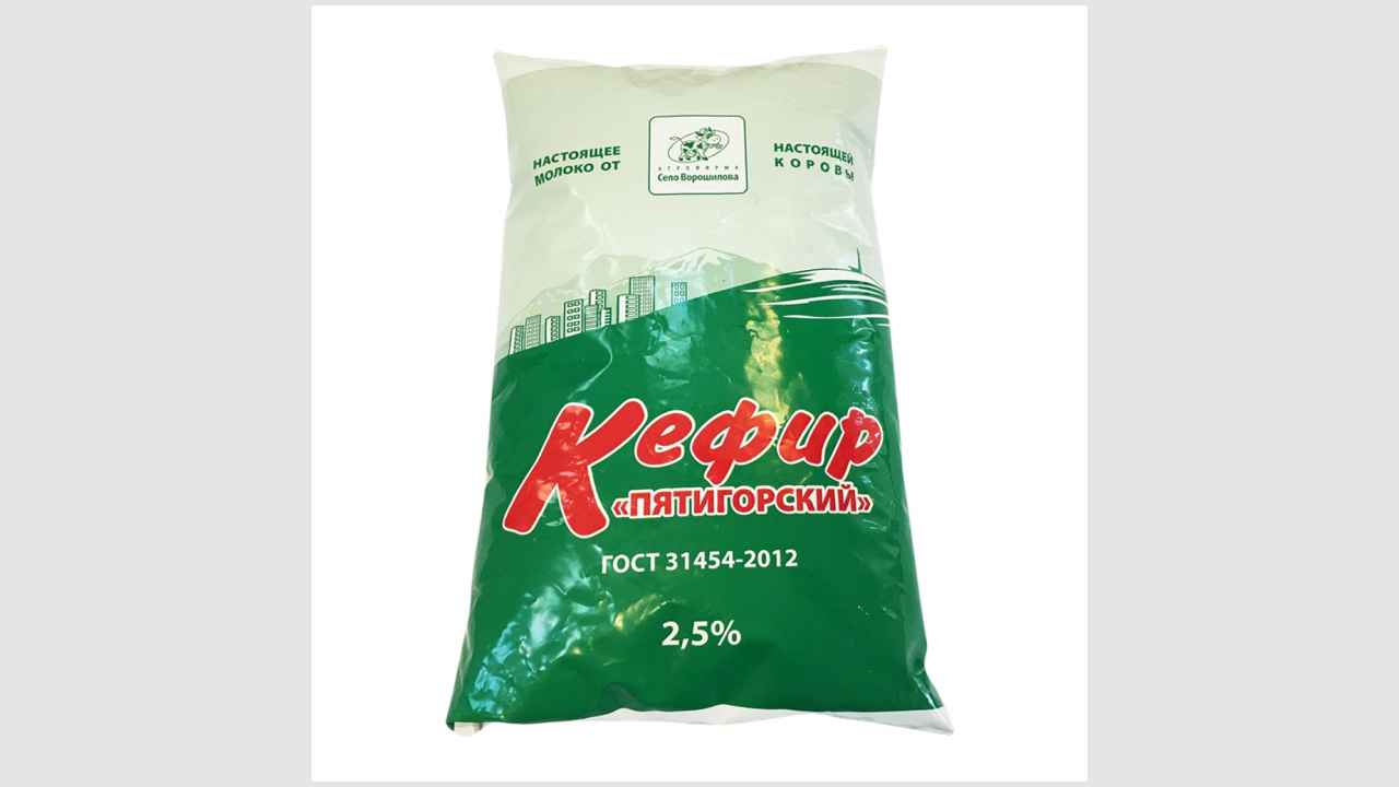 Кефир с массовой долей жира 2,5% «Пятигорский»