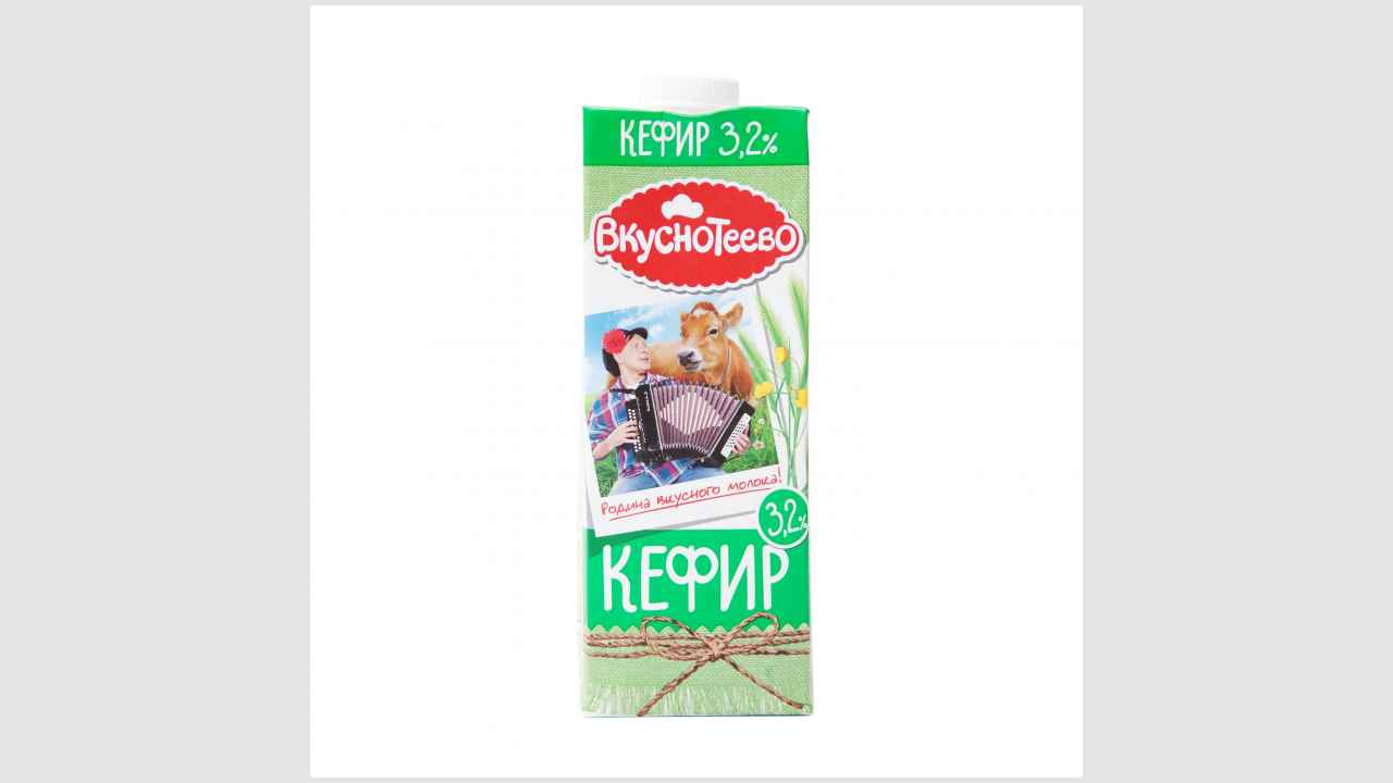 Кефир с массовой долей жира 3,2% «Вкуснотеево»
