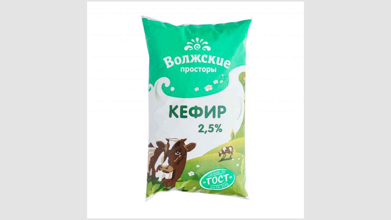Кефир, массовая доля жира - 2,5%	